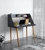 Lara Slate Writing Table in Grey & Slate Grey Colour