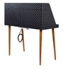 Lara Slate Writing Table in Grey & Slate Grey Colour