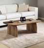 Lara Solid Wood Coffee Table In Brown Finish
