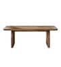 Lara Solid Wood Coffee Table In Brown Finish