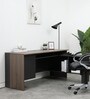 Lara Work Station In Walnut Colour