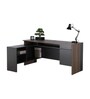 Lara Work Station In Walnut Colour