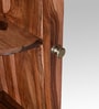 Larch Sheesham Wood Dressing Table In Rustic Teak Finish
