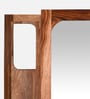 Larch Sheesham Wood Dressing Table In Rustic Teak Finish