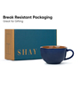 Large Ceramic Coffee Cup Set of 2 320ml Midnight Blue