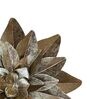 Large Gold Star Flower Gold Metal Wall Art
