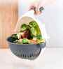 Large Multifunction Rotating Vegetable Cutter with Drain Basket