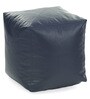 XL Size Square Bean Bag Pouffe Cover in Grey Colour