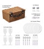 Large Wicker Picnic Basket For Camping | Outdoors | Wicker Basket With Handle For Outdoors