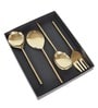 Lark Cutlery Serving Set Gold