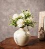 Larley White Iron (Pack of 2) Vases