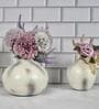 Larley White Iron (Pack of 2) Vases