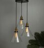 Laron Black Metal Cluster Hanging Light