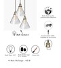 Laron Black Metal Cluster Hanging Light