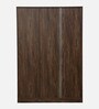 Larry 3 Door Wardrobe in High Gloss Ivory & Wenge Finish With Drawer & Locker