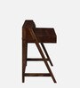Larvik Sheesham Wood Writing Table with Switch Board in Provincial Teak Finish