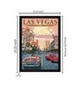 Las-Vegas Ariadne Multicolour Textured Paper Framed Art Print