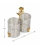Silver Laser Cutlery Holder Set Of 2