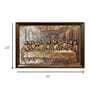 Last Supper Relief Wall Mural In Bronze