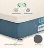 Latexcore Support With Pincore Hole Orthopedic Dual Side 10 Inch Single Size (With 1 Free Memory Foam Pillow)