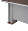Latina Italian Executive Desk In White Finish