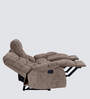 Latina Manual 3 Seater Recliner In Brown Color
