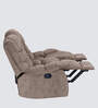 Latina Manual 3 Seater Recliner In Brown Color