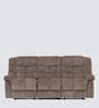 Latina Manual 3 Seater Recliner In Brown Color