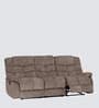 Latina Manual 3 Seater Recliner In Brown Color