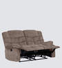 Latina Manual 2 Seater Recliner In Bown Color