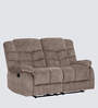 Latina Manual 2 Seater Recliner In Bown Color