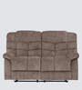 Latina Manual 2 Seater Recliner In Bown Color