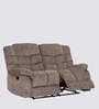 Latina Manual 2 Seater Recliner In Bown Color
