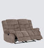 Latina Manual 2 Seater Recliner In Bown Color