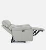 Latina Half Leather Motorised 1 Seater Recliner with USB Port