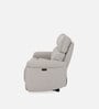 Latina Half Leather Motorised 3 Seater Recliner with USB Port In Grey Colour