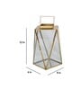 Lattice Lantern Brass Metal Candle Holder