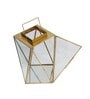 Lattice Lantern Brass Metal Candle Holder