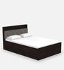 Lattice Queen Size Bed with Box Storage in Gunmetal Grey Colour
