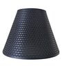 Grey Lattice Polymer Lamp Shade