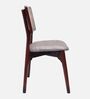 Lattice Teak Wood Dining Chairs In Brown Colour (Set of 2)