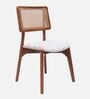 Lattice Teak Wood Dining Chairs In Teak Colour (Set of 2)