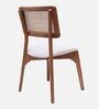 Lattice Teak Wood Dining Chairs In Teak Colour (Set of 2)