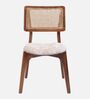 Lattice Teak Wood Dining Chairs In Teak Colour (Set of 2)