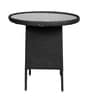 Launceston Wicker Table And Chair Set ( With 4 Chairs ) In Black Finish