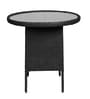 Launceston Wicker Table And Chair Set ( With 4 Chairs ) In Black Finish