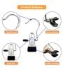 Laundry Hook Boot Hanging Hold Clips 5 Hooks