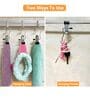 Laundry Hook Boot Hanging Hold Clips 5 Hooks