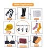 Laundry Hook Boot Hanging Hold Clips 5 Hooks