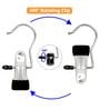 Laundry Hook Boot Hanging Hold Clips 5 Hooks
